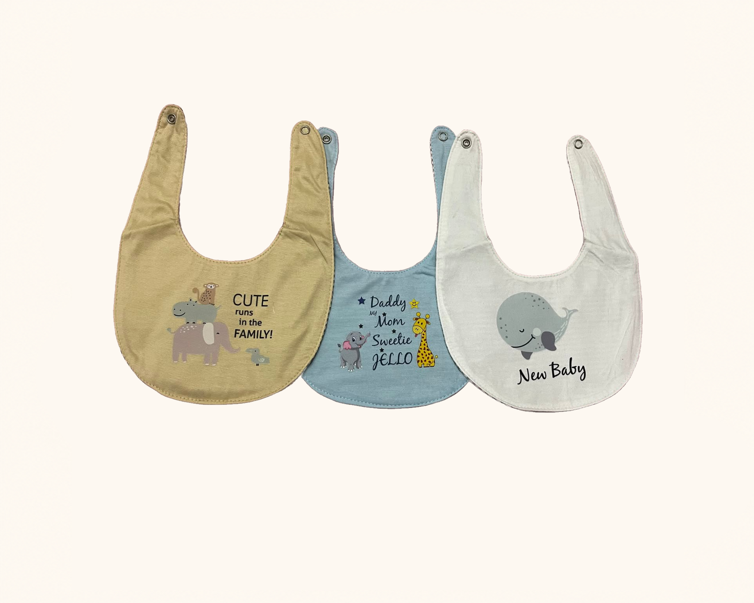 Baby Moments Baveta (3 Pcs)